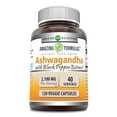 thumbnail image 1 of Amazing Formulas Ashwagandha Root with Black Pepper Extract | 2100 mg Per Serving | 120 Veggie Capsules Supplement | Made in USA, 1 of 2