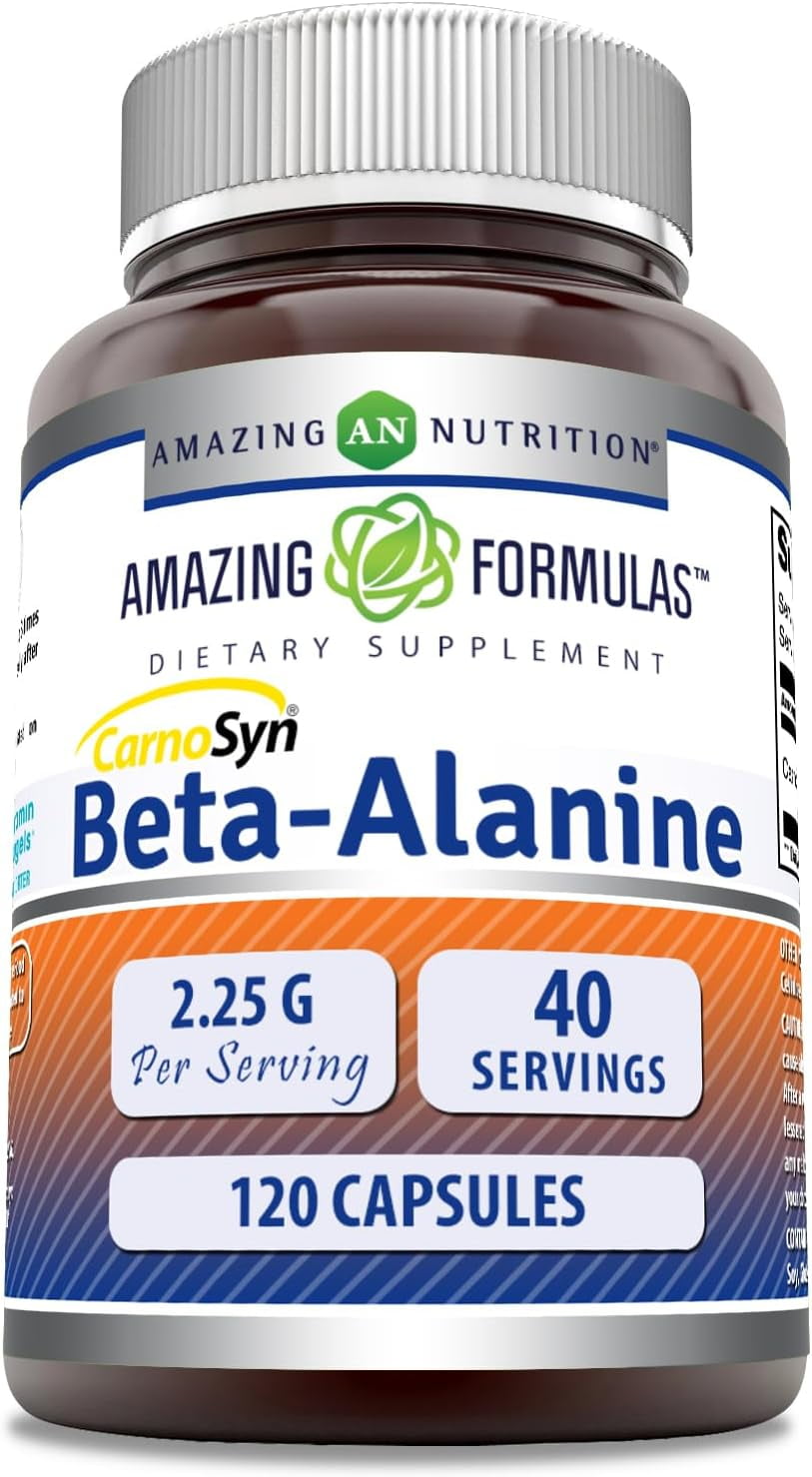 Amazing Formulas Beta Alanine 2.25 Grams per Serving,120 Capsules Supplement