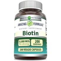 Amazing Formulas Biotin 15000 mcg 200 Veggie Capsules