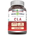 thumbnail image 1 of Amazing Formulas CLA 1000mg 120 Softgels Supplements | Conjugated Linoleic Acid | Non-GMO | Gluten Free, 1 of 5