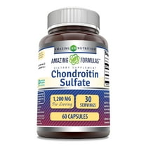 Amazing Formulas Chondroitin Sulfate 1200mg Per Serving 60 Capsules Supplement | Non-GMO | Gluten Free | Made in USA