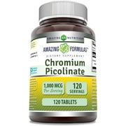 Amazing Formulas Chromium Picolinate 1000 Mcg 120 Tablets