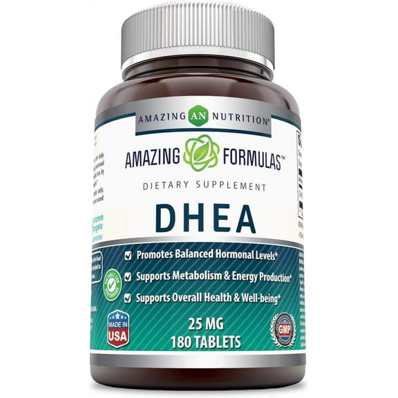 Amazing Formulas DHEA 25 Mg 180 Tablet