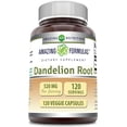 thumbnail image 1 of Amazing Formulas Dandelion Root (Taraxacum Officinale) 520 Mg Per Serving 120 Veggie Capsules Supplement | Non-GMO | Gluten-Free | Ideal for Vegetarians, 1 of 5