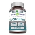 thumbnail image 1 of Amazing Formulas L-Citrulline 750 mg Per Serving 90 Capsules Supplement | Amino Acid Supplement for Men & Women | Non-GMO | Gluten Free, 1 of 5