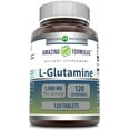 thumbnail image 1 of Amazing Formulas L-Glutamine 1000Mg Per Serving 120 Tablets Supplement | Amino Acid Supplement for Men & Women | Non-GMO | Gluten Free | Made in USA, 1 of 7