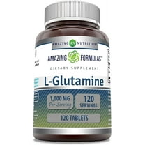 Amazing Formulas L-Glutamine 1000Mg Per Serving 120 Tablets Supplement | Amino Acid Supplement for Men & Women | Non-GMO | Gluten Free | Made in USA