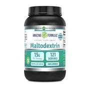 Amazing Formulas Maltodextrin Powder 4Lbs | Unflavored | 15gm Per Serving | 121 Serving per Bottle | Non-GMO | Gluten-Free | Made in USA