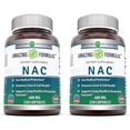 thumbnail image 1 of Amazing Formulas NAC (N-Acetyl Cysteine) 1200mg Per Serving 250 Capsules Supplement | Non-GMO | Gluten Free | Made in USA | Pack of 2, 1 of 6
