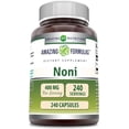 thumbnail image 1 of Amazing Formulas Noni 400mg Per Serving 240 Capsules Supplement | Non-GMO | Gluten Free, 1 of 5