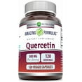 thumbnail image 1 of Amazing Formulas Quercetin 500 mg Per Serving 120 Veggie Capsules Supplement | Non-GMO | Gluten Free, 1 of 5