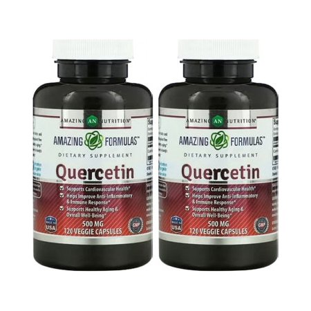 Amazing Formulas Quercetin - 500 Mg 120 Veggie Capsules ( 2 Pack )