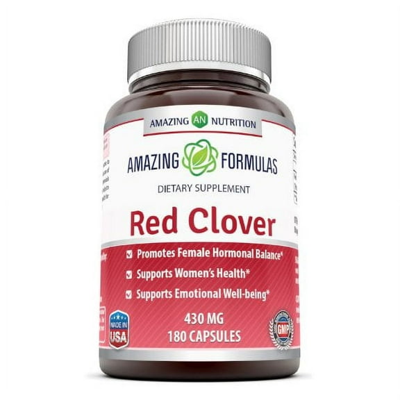 Amazing Formulas Red Clover 430 Mg 180 Capsules