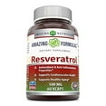 thumbnail image 1 of Amazing Formulas Resveratrol 100 Mg 60 Veggie Capsules - Antioxidants, Supports Cardiovascular healthy and supports Healthy Aging *, 1 of 7