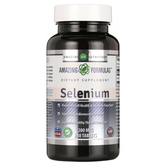 Amazing Formulas Selenium - 200 Mcg, 240 Tablets