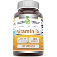 Amazing Formulas Vitamin D3 Cholecalciferol Supplement 5000 IU Per