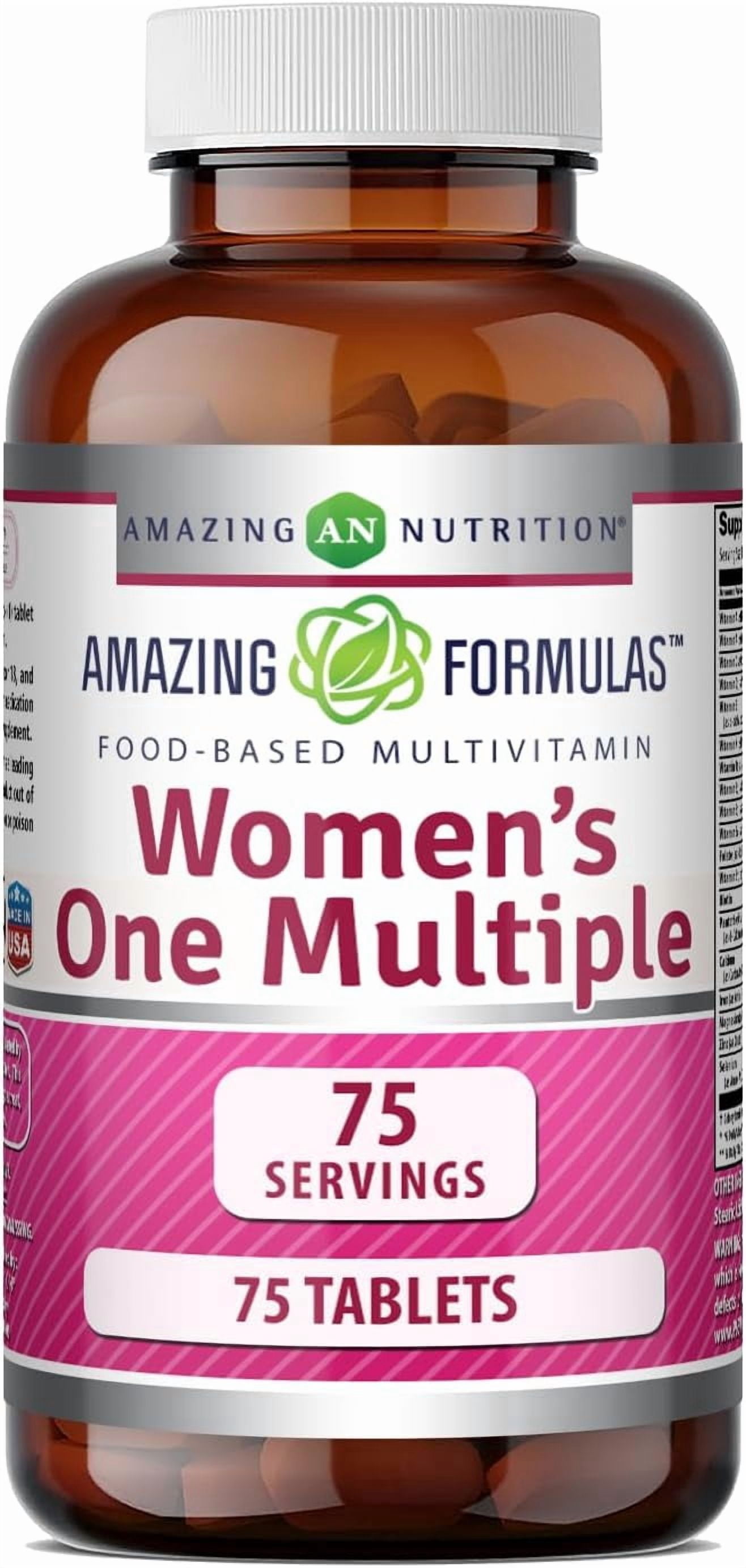 Amazing Formulas Women's One Daily Vitamin, Multivitamin 75 Tablets