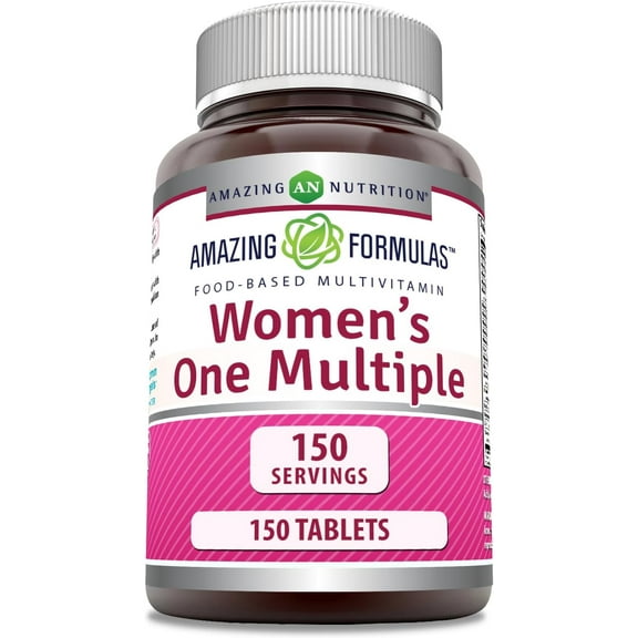 Amazing Formulas Women's One Multiple Multivitamin Food Based 150 Tablets