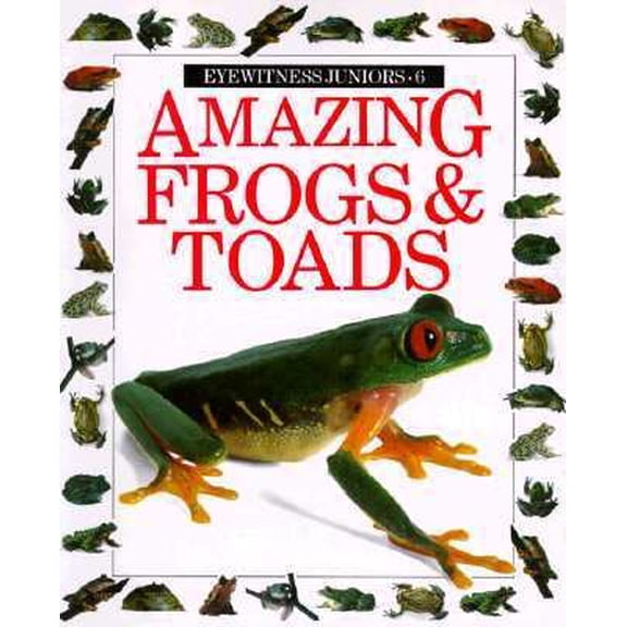 Pre-Owned Amazing Frogs and Toads Eyewitness Junior Series by Barry Clarke Paperback Children’s Non-Fiction Nature & Animals Features Illustrated Facts 30 Pages Specs English