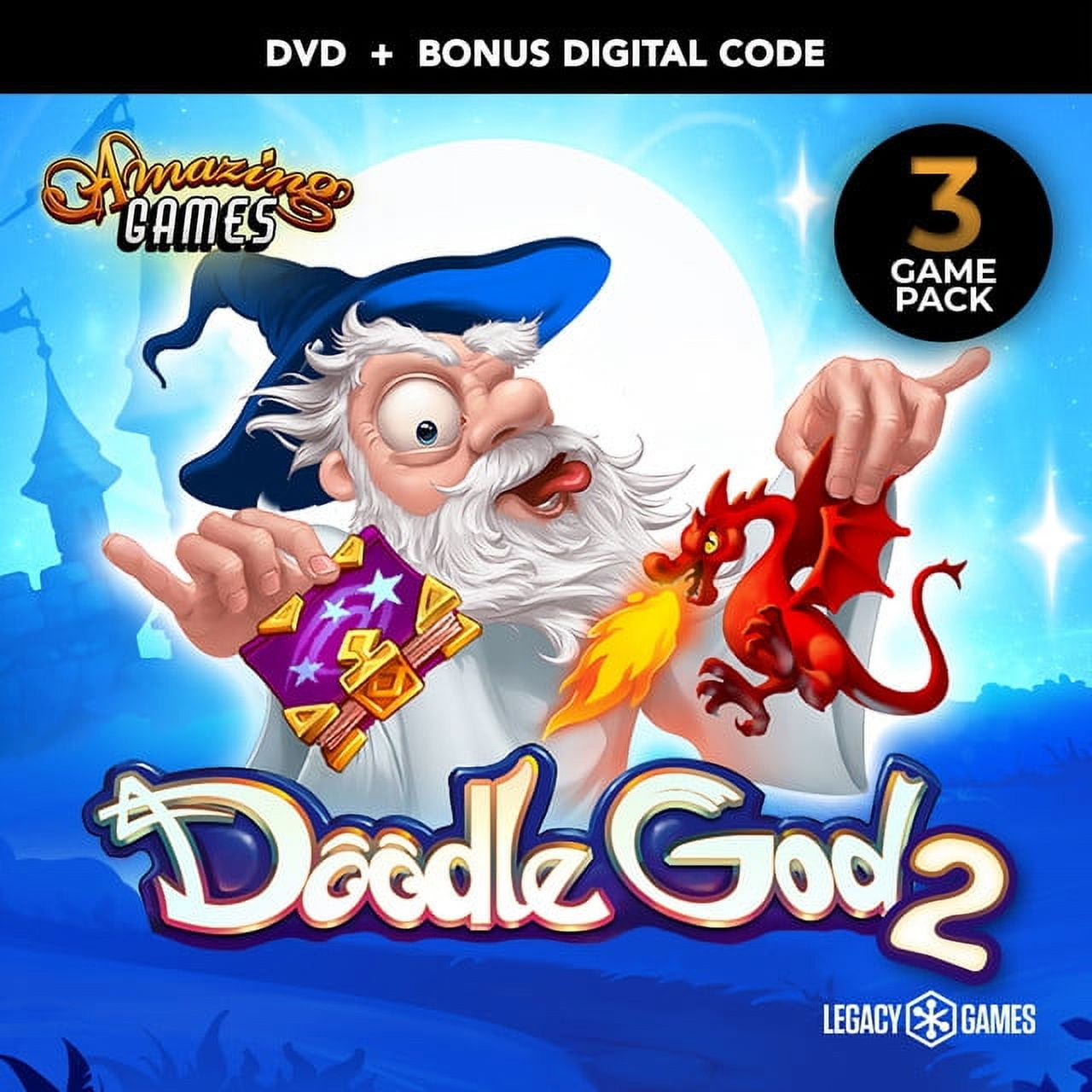 Amazing Games Doodle God Vol. 2 3 Pack, PC DVD with Code