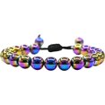 thumbnail image 1 of Amazing Gemstone Mystic Hematite Crystal Bracelet Adjustable, 1 of 5