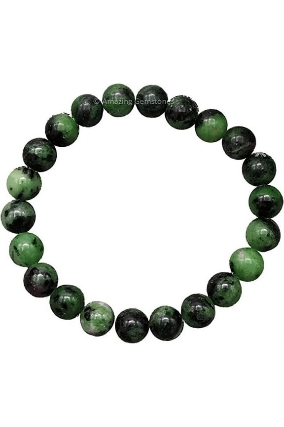 Ruby Zoisite Crystal Bracelet Adjustable