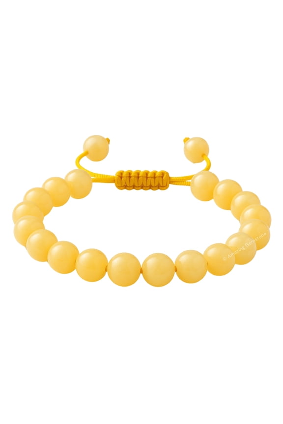 Yellow Calcite Crystal Bracelet Adjustable