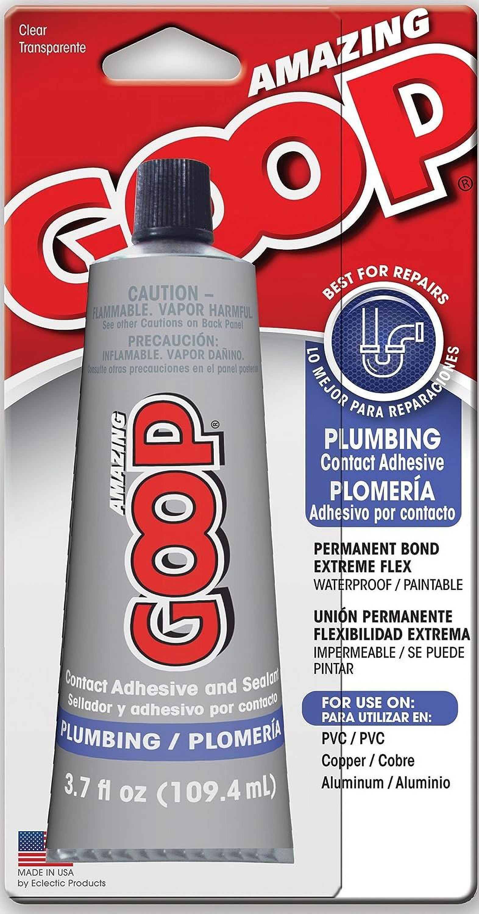 Amazing Goop Products Plumbing Goop Glue 3.7 oz - 8 Pk