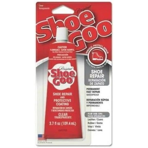 5-pack Eclectic Products Inc Shoe Goo Shoe Repair Adhesive - Clear - 5 Pack, 3.7 oz Residential Use, Standard Application