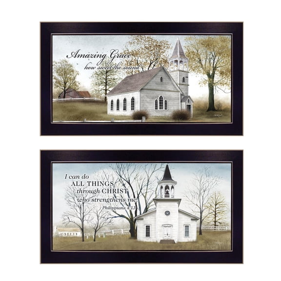 TrendyDecor4U Amazing Grace By Billy Jacobs Printed Wall Art V343-712
