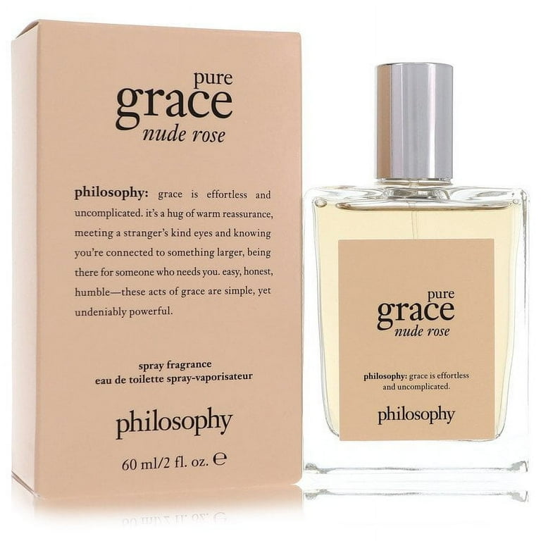 Pure Grace Nude Rose Eau De Toilette Spray By Philosophy - 2 oz Pure Grace Nude Rose Eau De Toilette Spray By Philosophy - 2 oz