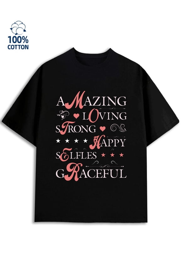 Amazing Grace T-Shirt Men's lovers black printed T-shirts, Streetwear style clothing full interesting Basic Unisex Shirt Printed tshirts Unique Design Unisex Shirt Cotton tshirts