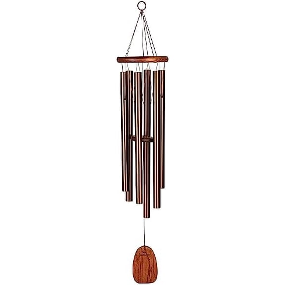 Amazing Grace Wind Chime for Outside 40" Medium Bronze,Outdoor Decor for Patio, Porch, Garden, Memorial Gift for Loved Ones AGLBR