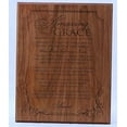 thumbnail image 1 of Amazing Grace solid wood wall plaque wedding gift Idea for couple, 1 of 9