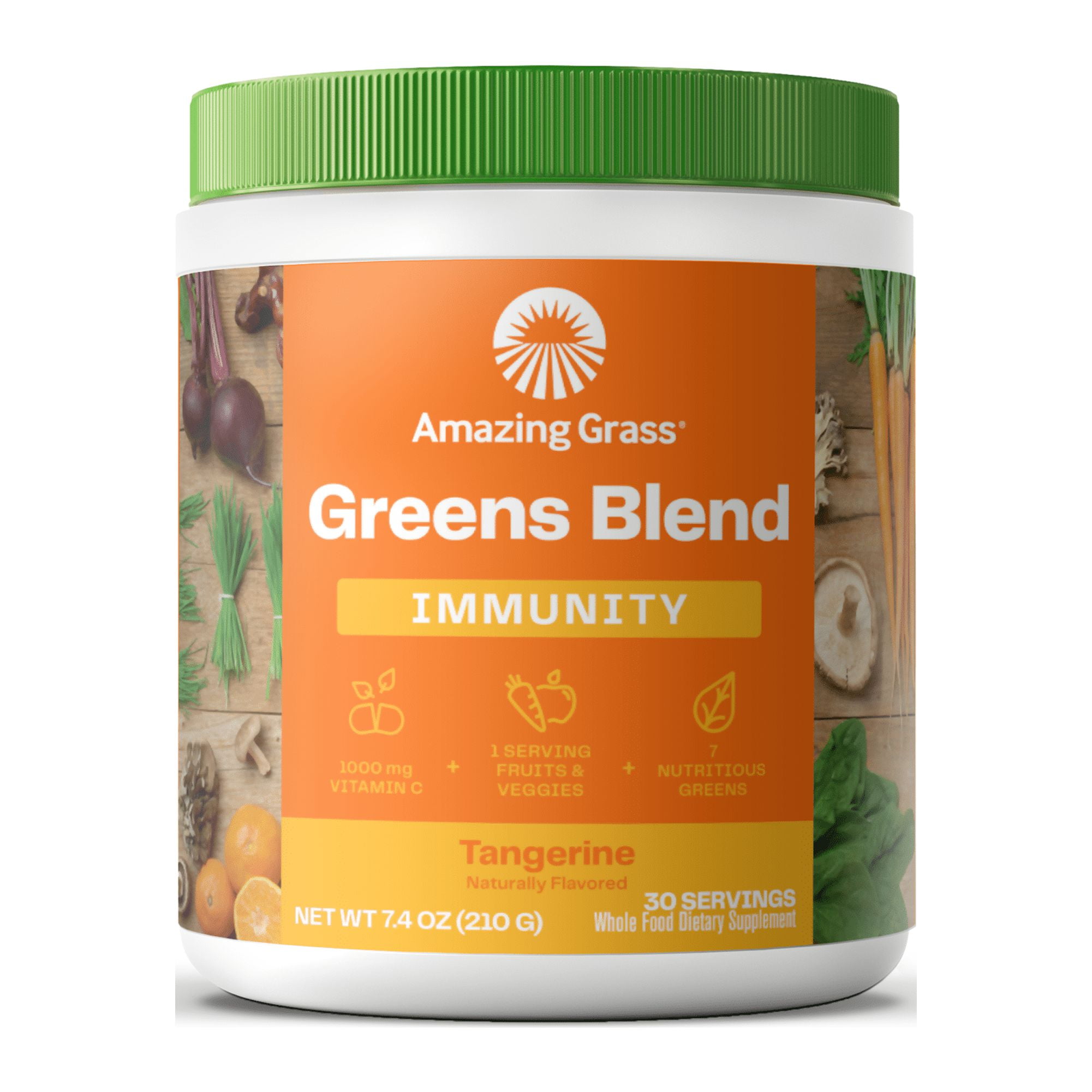 Amazing Grass Organic Blend Green Superfood Immunity, Vitamin C