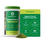 Amazing Grass Greens Blend Superfood: Super Greens Powder with Spirulina, Chlorella, Beet Root Powder, Digestive Enzymes, Prebiotics & Probiotics, Original, 60 Servings (Packaging May Vary)