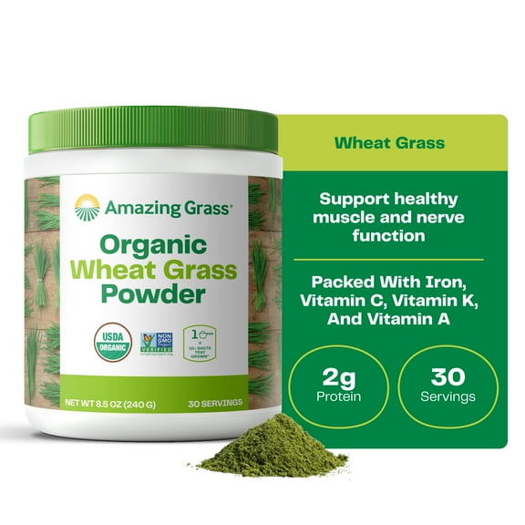 Amazing Grass, Organic Wheat Grass, 8.5 oz, 30 Servings