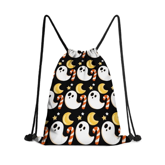Amazing Halloween, Waterproof Drawstring Backpack with Shoe Compartment – Lightweight Dry Wet Separation Gym Bag for Women & Teens – 13.5 X 16.5 Inch
