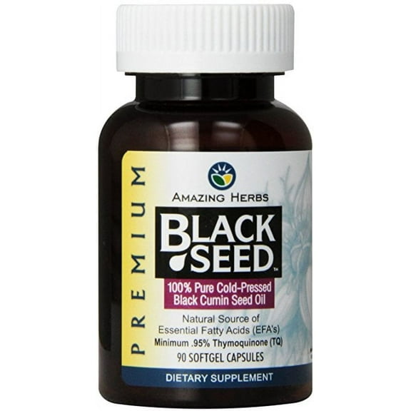 Amazing Herbs Black Seed - 90 ct (Pack of 2)