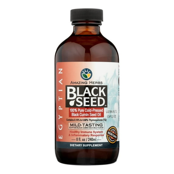 Egyptian Black Seed by Amazing Herbs - 8 Fluid Ounces
