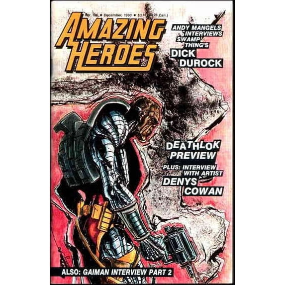 Amazing Heroes #186 VF ; Fantagraphics Comic Book