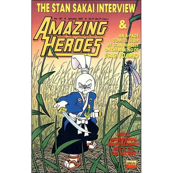 Amazing Heroes #187 VF ; Fantagraphics Comic Book