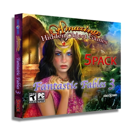 Amazing Hidden Object Games: Fantastic Fables Vol. 3 - 5 Pack, Legacy Games, PC, LGY-L0493-ESD