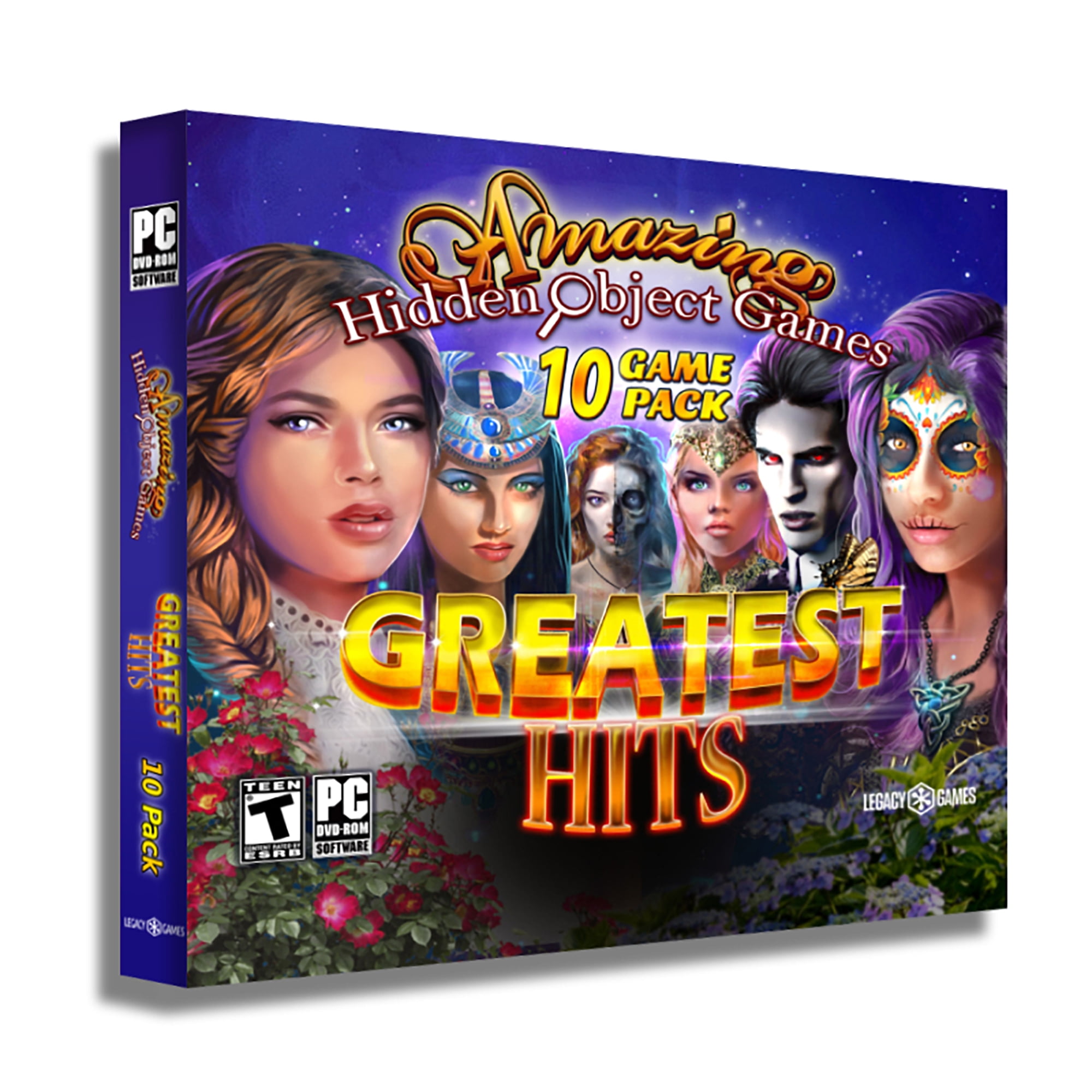 Amazing Hidden Object Games: Greatest Hits - 10 Pack, Legacy Games, PC, LGY-L3179-ESD
