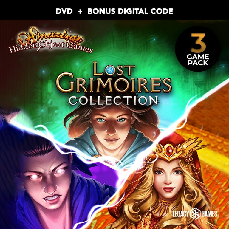 Amazing Hidden Object Games: Lost Grimoires - 3 Pack, PC DVD with