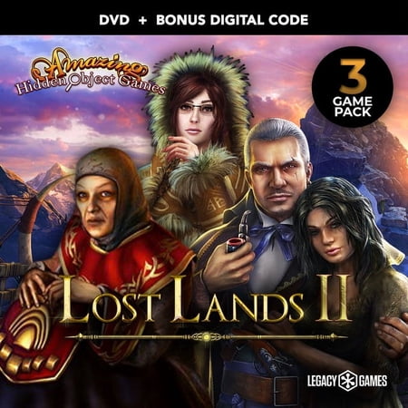 Amazing Hidden Object Games: Lost Lands Vol. 2 - 3 Pack, PC DVD with Code