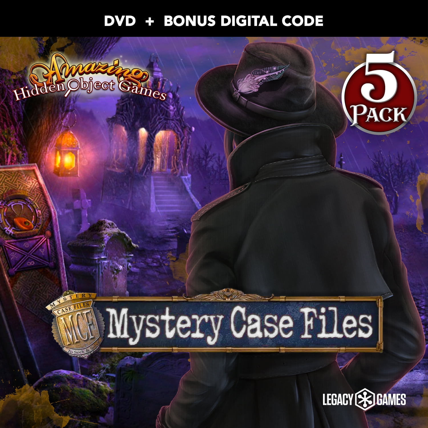  Legacy Games Amazing Hidden Object Games for PC: Delightful  Ventures (5 Game Pack) - PC DVD with Digital Download Codes : Video Games