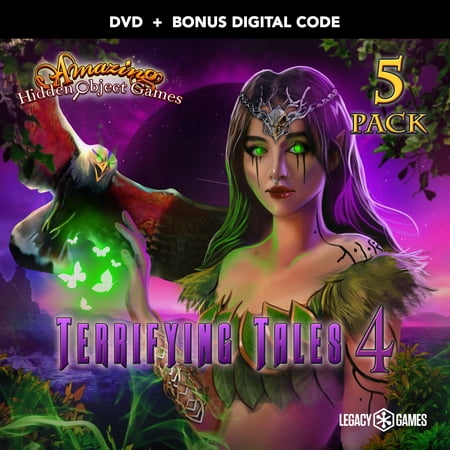 Amazing Hidden Object Games: Terrifying Tales Vol. 4 - 5 Game Pack, PC DVD with Digital Download Codes