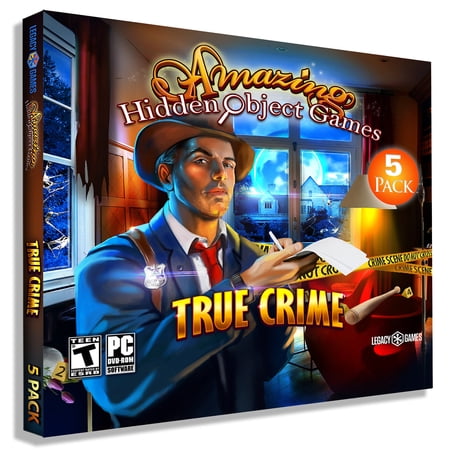 Amazing Hidden Object Games: True Crime - 5 Pack, Legacy Games, PC, LGY-L3259-ESD