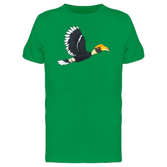 Amazing Hornbill Bird Doodle Tee Men's -Image by Shutterstock